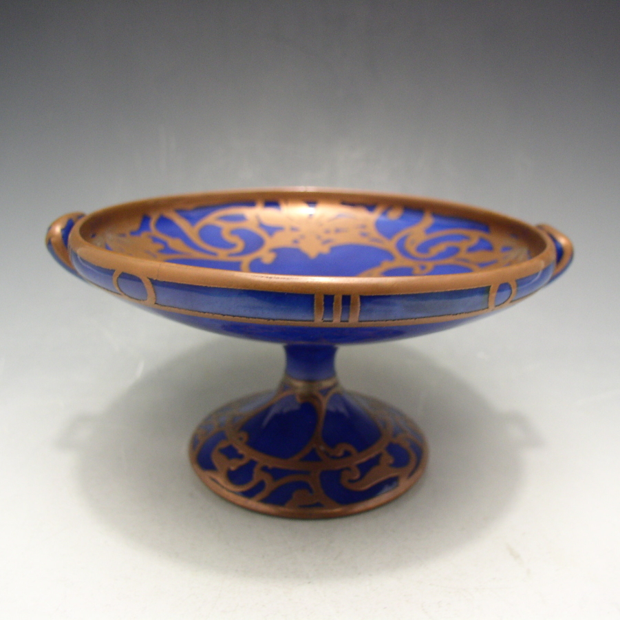 オールドノリタケ 花文コンポート