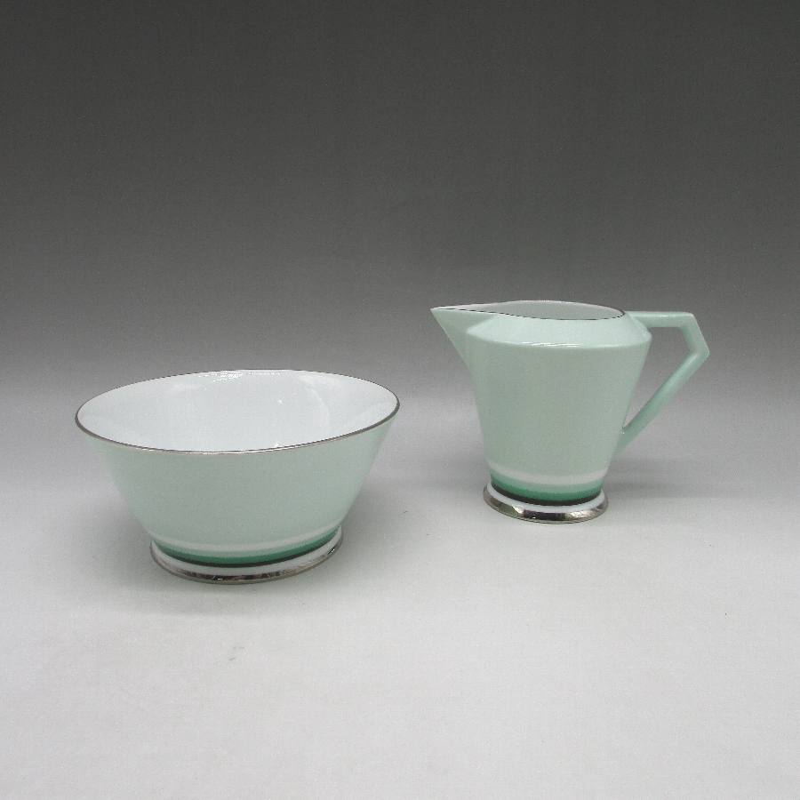 オールドノリタケ レトロモダンシュガー&クリーマー