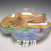 オールドノリタケ オリエンタル風景文サービングディッシュ