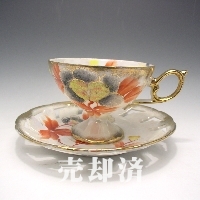 オールド・ジャパン コラレン花文カップ&ソーサー