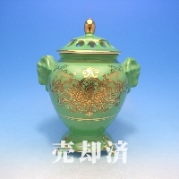 オールドノリタケ 唐草文ポプリポット