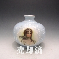 オールドノリタケ ポートレート花瓶