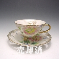 オールド・ジャパン コラレン花文カップ&ソーサー