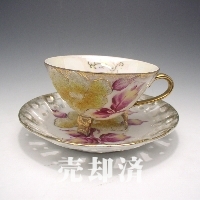 オールド・ジャパン コラレン花文カップ&ソーサー