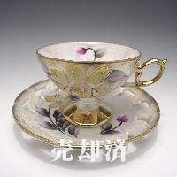 オールド・ジャパン コラレン花文カップ&ソーサー