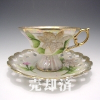 オールド・ジャパン コラレン花文カップ&ソーサー