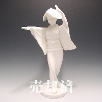 プレミアノリタケ ボーンチャイナ阿波踊り婦人の置物