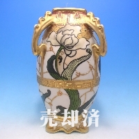 オールドノリタケ 白花文花瓶