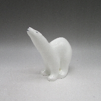 プレミアノリタケ ボーンチャイナ白熊の置物
