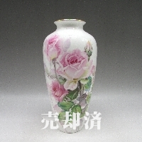 プレミアノリタケ T.IKENOサイン入り薔薇文花瓶