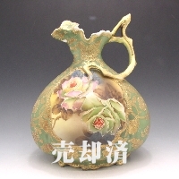 オールドノリタケ 金盛薔薇文水差し