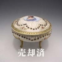 オールドノリタケ ポートレート蓋物