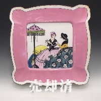 オールドノリタケ レディスクエア皿