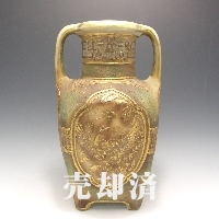 オールドノリタケ フェニックス盛上花瓶