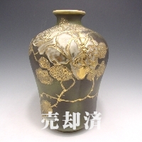 オールドノリタケ ゴールドオーバーレイ花瓶