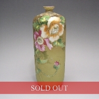 オールドノリタケ 金彩花文花瓶