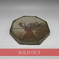 オールドノリタケ 鹿文ティータイル