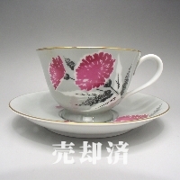 プレミアノリタケ 赤花文C＆S6客セット