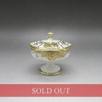 オールドノリタケ 金盛り唐草文トリンケットボックス