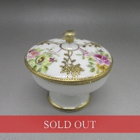 オールドノリタケ 金彩薔薇文トリンケットボックス