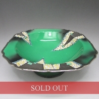 オールドノリタケ 幾何学文コンポート