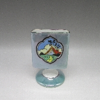 オールドノリタケ アールデコ丘上風景文シガレットホルダー