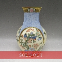 オールドノリタケ アールデコ花鳥文花瓶