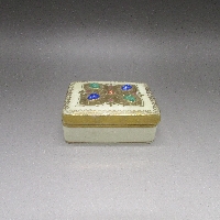 オールドノリタケ ジュール草花文ジュエリーボックス