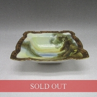 オールドノリタケ 金彩湖畔風景白鳥文ボウル