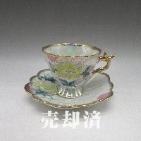 オールド・ジャパン コラレン花文カップ&ソーサー