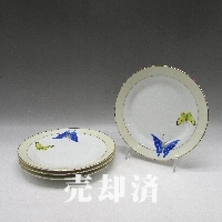 オールドノリタケ 蝶文プレート