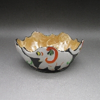 オールド・ジャパン アールデコ象文ボウル