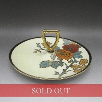 オールドノリタケ 金彩花文サービングディッシュ