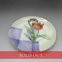 オールドノリタケ アールデコ花文キャンディーディッシュ