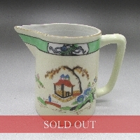 オールドノリタケ アールデコオリエンタル風景文クリーマー