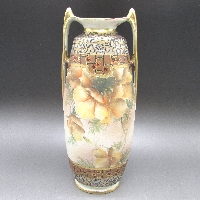 オールドノリタケ 金彩花文花瓶