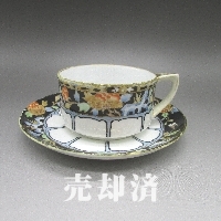 オールドノリタケ 花文カップ&ソーサー