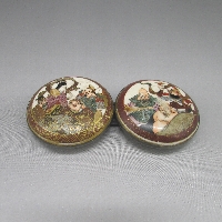 薩摩焼 七福神バックル