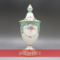 オールドノリタケ 花文飾壷