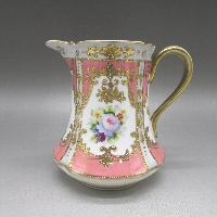 オールドノリタケ 金盛り花文クリーマー