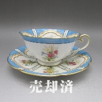 オールドノリタケ 花文カップ&ソーサー