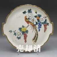 オールドノリタケ アールデコ鳥文ケーキプレート