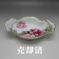 オールドノリタケ 花押サイン薔薇文ボウル