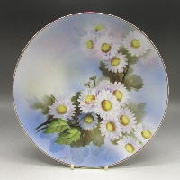 オールドノリタケ F.Hondaサイン入花文プレート