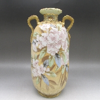 オールドノリタケ 花文花瓶