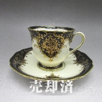 オールドノリタケ 金彩花文カップ&ソーサー