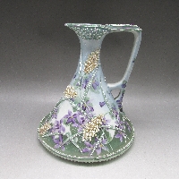 オールド・ニッポン 稲穂盛上スミレ文水差