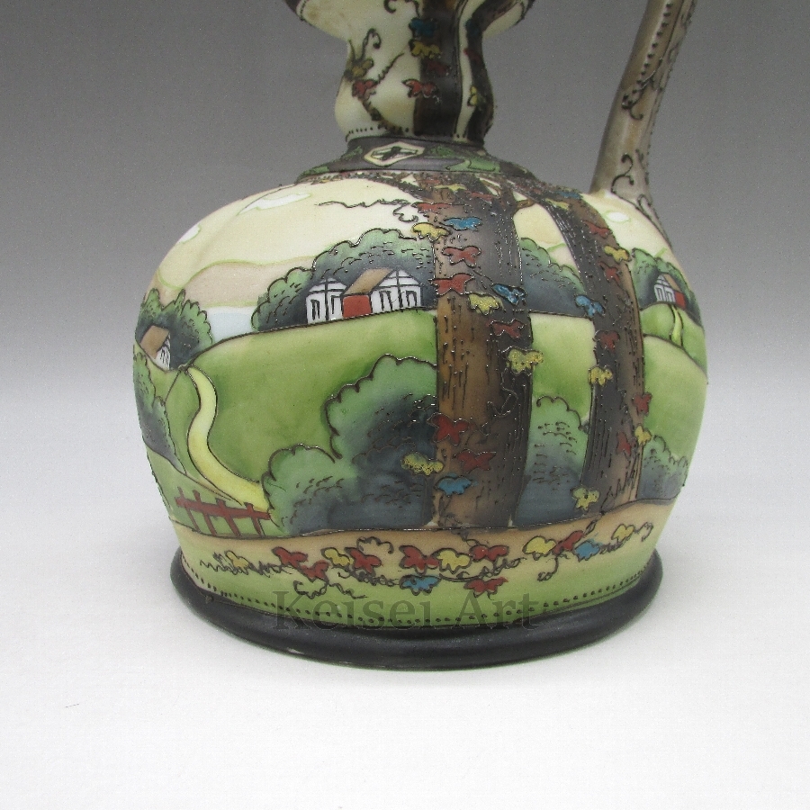 オールドノリタケ Noritake ダークウッドランド ワインジャグ